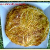 Galette des rois aux pommes et chocolats au thermomix - La cuisine de poupoule
