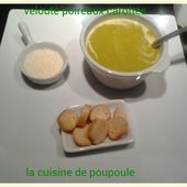 Velouté de poireau carottes au thermomix - La cuisine de poupoule