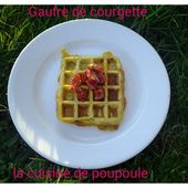 Gaufres de courgettes au chorizo au thermomix - La cuisine de poupoule
