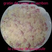 Gratin de Crozets au jambon et comté au thermomix - La cuisine de Poupoule