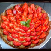 Tarte aux fraises au thermomix ou sans - La cuisine de poupoule