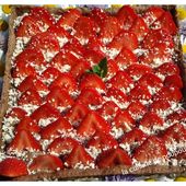 Tarte aux fraises aux 3 chocolats aux thermomix ou sans - La cuisine de poupoule