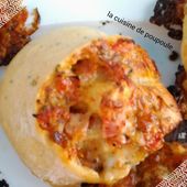 Pizzas roulèes aux fromages au thermomix - La cuisine de Poupoule