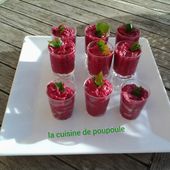 Verrines betteraves boursin ail et fine herbes au thermomix ou sans - La cuisine de poupoule