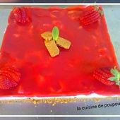 Bavarois fraise spéculoos au thermomix ou sans - La cuisine de poupoule