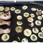 Courgette grillée au basilic et à l'ail à la plancha - La cuisine de poupoule