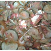 Courgettes, tomates, poivrons à la mozzarela - La cuisine de poupoule