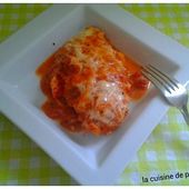 Esaclope de poulet gratiné à la tomate - La cuisine de poupoule