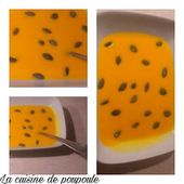 Velouté de potimarron, pommes de terre et carottes au thermomix - La cuisine de poupoule