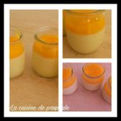 Panna cotta au chocolat blanc, mangue au thermomix ou sans - La cuisine de poupoule