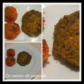 Steak de lentilles et tomates à la provençale au thermomix ou sans (végan) - La cuisine de poupoule