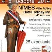 Salon "Gard aux Santons", Nimes 2014 - l'estrangiè e li santoun