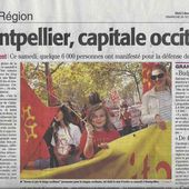 Arles, Manifestation réussie pour la Provence - l'estrangiè e li santoun