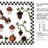 Grille Miniature 2015: Tableau d'Automne - Le Blog des Dames