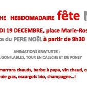 Le Marché hebdomadaire fête Noël - Lou Fenestrou