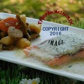 SAUMON SAUCE CONCOMBRE (thermomix)