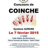 Concours de Coinche à Manissieux - Le Blog de l'A.I.L.