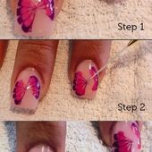 Nail art Papillon... conseils et astuces.... - NailartAngel