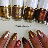 Nouveaux mini-vernis couleurs métalliques. (les couleurs pour l'automne-hivers) - NailartAngel