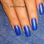 Vernis bleu jeans SABRINA AZZI - NailartAngel