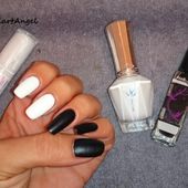 Nail art Yin et Yang (tutoriel vidéo et image) facile et rapide à réaliser - NailartAngel