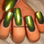 Présentation de vernis, vernis caméléon, un bijou - NailartAngel