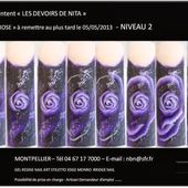 Nail art one stroke, pas à pas, tutoriels images, nails tutorial - NailartAngel