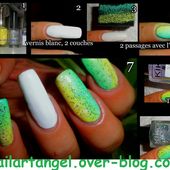 Nail art fleur one stroke, nail art printemps, nail art pas à pas, nail art violettes - NailartAngel