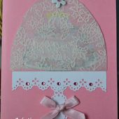 Carte gâteau cloche - Flo a carte blanche