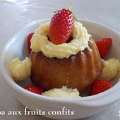 Baba aux fruits confits, crème au beurre salé, de Mamigoz - Chez Mamigoz