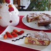 Gâteau moelleux aux Fraises de Thermomix, au Petit Bistro - Chez Mamigoz