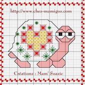 Supplément pour album : Tortue Fantaisie Coeur - Chez Mamigoz
