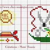Petits logos Fleuriste ou brodeuse au Jardin - Chez Mamigoz