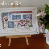 Balade à l'Ile de Ré, brodée - Chez Mamigoz