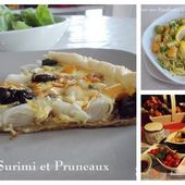 Quiche Surimi Pruneaux ou Surimi Spaghettis aux Saveurs Orientales - Chez Mamigoz