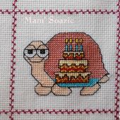 Plaid aux Tortues : Tortue Anniversaire - Chez Mamigoz