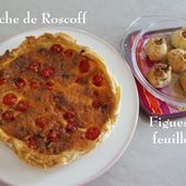 Quiche aux oignons de Roscoff et Figues en Feuilletés - Chez Mamigoz