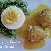le Curry de Poulet au Citron du Petit Bistro - Chez Mamigoz