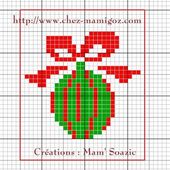 Quelques grilles pour vos échanges ATC de Noël - Chez Mamigoz