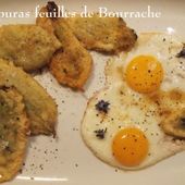Tempuras de feuilles de Bourrache ou de Pommes/Mandarine - Chez Mamigoz
