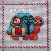 Plaid aux Tortues : Tortue Brodeuse - Chez Mamigoz