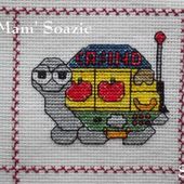 Plaid aux Tortues : Tortue Bandit Manchot - Chez Mamigoz