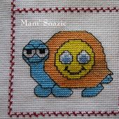 Plaid Tortue : Tortue Smiley - Chez Mamigoz