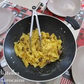 Tagliatelles à la Marocaine du Petit Bistro - Chez Mamigoz