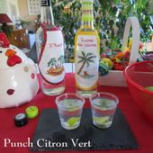 Ty' Punch au Citron Vert du Petit Bistro de Mamigoz - Chez Mamigoz