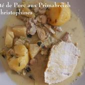 Sauté de Porc aux PrimaBreizh et Christophines - Chez Mamigoz
