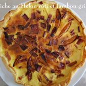 Quiche au Melon caramélisé et Jambon grillé de Mamigoz - Chez Mamigoz