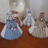 La Crèche Noël 2015 brodée en 3 D, voici Joseph - Chez Mamigoz