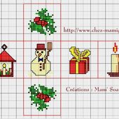 Fuseau et Dé pour Sapin ou autre déco de Noël - Chez Mamigoz