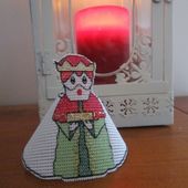 La Crèche Noël 2015 brodée en 3 D : Melchior - Chez Mamigoz
